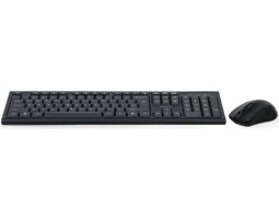 Комплект Gembird KBS-WM-03-UA, Wireless (клавиатура+мышь) Black-foto2