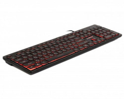 Клавиатура Gembird KB-UML3-01-UA, 3-х цветная подсветка клавиш, USB, Black (KB-UML3-01-UA)-foto4
