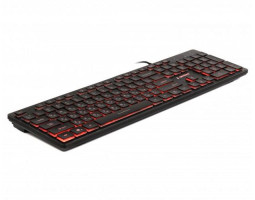 Клавиатура Gembird KB-UML3-01-UA, 3-х цветная подсветка клавиш, USB, Black (KB-UML3-01-UA)-foto4