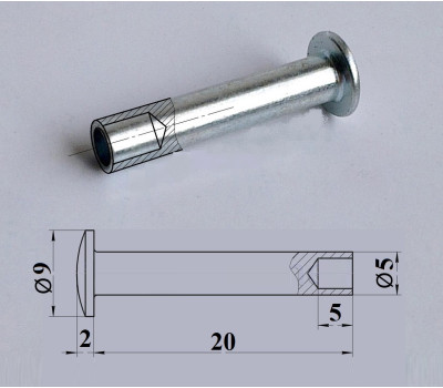 Заклепка 5*20 (28626)