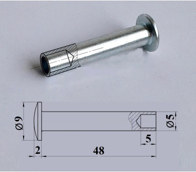 Заклепка 5*48 (28640)