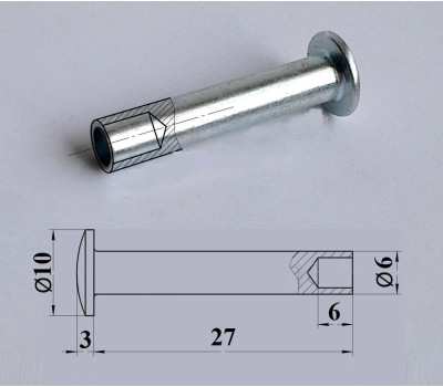 Заклепка 6*27 (29766)