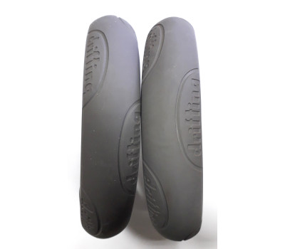 Комплект не надувных колес (8*240мм-2 штуки + 10*300мм-2 штуки) серая резина (29954)