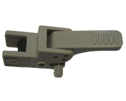 Осевой блок заднего колеса + тормозная педаль к коляске Geoby D208, D205, D209, D388 (серый корпус --foto3