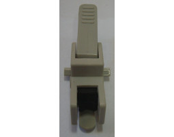 Осевой блок заднего колеса + тормозная педаль к коляске Geoby D208, D205, D209, D388 (серый корпус --foto2