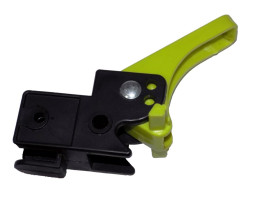 Осевой блок заднего колеса + тормозная педаль к коляске Geoby D208, D205, D209, D388, D222 (черный к-foto4