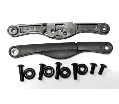 Раздвижные фиксаторы дуг капюшона комплект (лев. + прав.) черный (l=100 мм) (28463-C550)