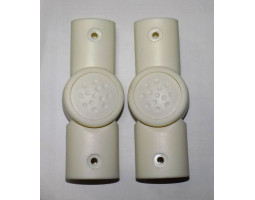 Шарнир 20*30мм-26*36мм, белый корпус - серая кнопка (левый + правый) (29437) Шарнир 20*30мм-26*36мм, белый корпус - серая кнопка (левый + правый) (29437)
