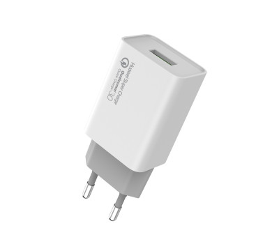 Сетевое зарядное устройство ColorWay, White, 1xUSB, 4A, Super Charge/ Quick Charge (CW-CHS014Q-WT)