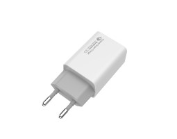 Сетевое зарядное устройство ColorWay, White, 1xUSB, 4A, Super Charge/ Quick Charge (CW-CHS014Q-WT)