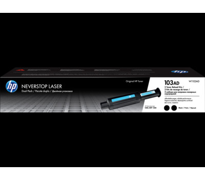 Картридж HP 103AD (W1103AD), Black, 2 x 2500 стр