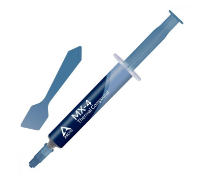 Термопаста Arctic MX-4, 8 г, шприц, 8.5 Вт/ мК, -50°C / +160°C, со шпателем (ACTCP00059A) Термопаста Arctic MX-4, 8 г, шприц, 8.5 Вт/ мК, -50°C / +160°C, со шпателем (ACTCP00059A)