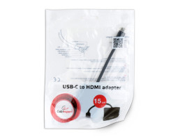 Переходник (адаптер) USB 3.1 Type-C (M) - HDMI (F), Cablexpert, Black, 15 см, 4K (A-CM-HDMIF-01)-foto2