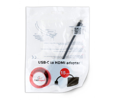 Переходник (адаптер) USB 3.1 Type-C (M) - HDMI (F), Cablexpert, Black, 15 см, 4K (A-CM-HDMIF-01) Переходник (адаптер) USB 3.1 Type-C (M) - HDMI (F), Cablexpert, Black, 15 см, 4K (A-CM-HDMIF-01)