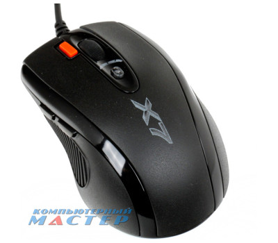 Мышь A4Tech X-710MK USB X7 Game Oscar mouse, Black