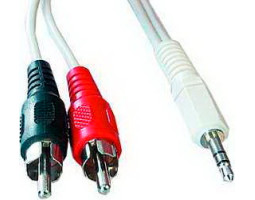Кабель аудио DC3.5 > 2RCA, mini-jack(M)> 2тюльпана (M) Cablexpert 5.0m (CCA-458-5M) Кабель аудио DC3.5 > 2RCA, mini-jack(M)> 2тюльпана (M) Cablexpert 5.0m (CCA-458-5M)