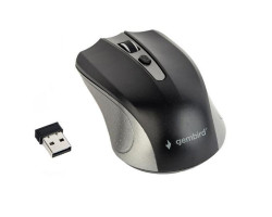 Мышь Gembird MUSW-4B-04-GB wireless, Grey/ Black, dpi::1600, USB, 2xAAА (MUSW-4B-04-GB)