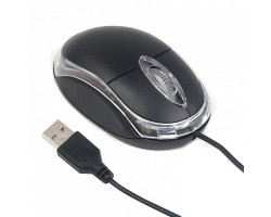 Мышь Jedel 220, Black, USB, 800 dpi, мини-размер