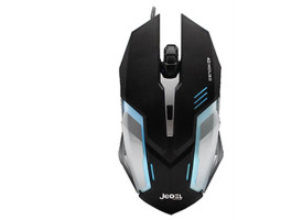 Мышь Jedel CP79, Black, USB, 1600 dpi, 4 кнопки, LED-подсветка