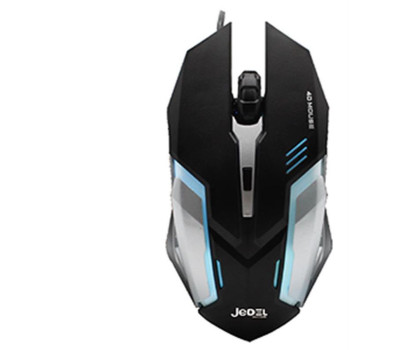 Мышь Jedel CP79, Black, USB, 1600 dpi, 4 кнопки, LED-подсветка