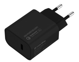 Сетевое зарядное устройство ColorWay, Black, 1xUSB, 3A, USB Type-C, 20W (CW-CHS026PD-BK)-foto3