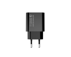Сетевое зарядное устройство ColorWay, Black, 1xUSB, 3A, USB Type-C, 20W (CW-CHS026PD-BK)