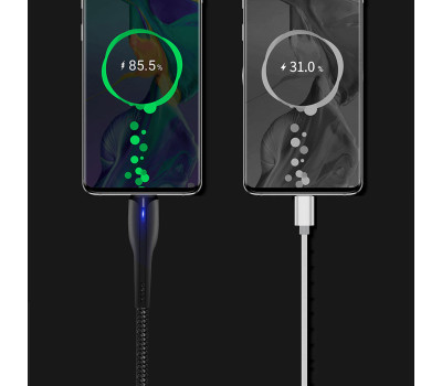 Кабель USB 2.0 - 1.0m AM/ microUSB  ColorWay, Black, 1 м, 2.4A (CW-CBUM034-BK)