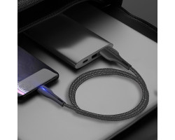 Кабель USB 2.0 - 1.0m AM/ microUSB  ColorWay, Black, 1 м, 2.4A (CW-CBUM034-BK)-foto2