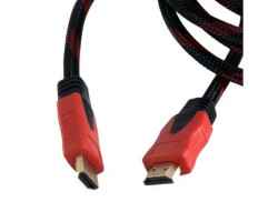 Кабель HDMI > HDMI 1.5m Black/ Red, V2.0, Extradigital, позолоченные коннекторы (KBH1745)