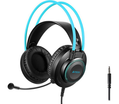 Наушники A4Tech Fstyler FH200i Blue игровые, микрофон 