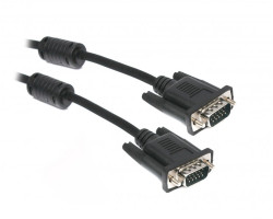 Кабель VGA 1.8m Maxxter V-VGA-6 VGA, 3+4C HD15M/ HD15M, двойное экраниров, 2 феррит, 1.8м