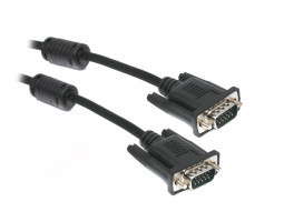 Кабель VGA 1.8m Maxxter V-VGA-6 VGA, 3+4C HD15M/ HD15M, двойное экраниров, 2 феррит, 1.8м