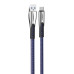 Кабель USB  - 1.0m AM/ Type-C, ColorWay, Blue, 1 м, 2.4A (CW-CBUC012-BL)