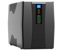 ИБП FrimeCom V-1500 LED, Black, 1500VA, 900W, 4 розетки, батарея 2 (9Ah), LED индикация