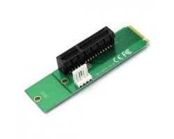 Адаптер PCI-E >  SSD M.2 PCI-E x4 to M.2, Molex > 4Pin, отвертка, пакет