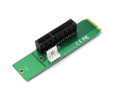 Адаптер PCI-E > SSD M.2 PCI-E x4 to M.2, Molex > 4Pin, отвертка, пакет Адаптер PCI-E > SSD M.2 PCI-E x4 to M.2, Molex > 4Pin, отвертка, пакет