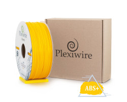 ABS+ пластик Plexiwire для 3D принтера 1.75мм желтый (300м /  0.75кг)