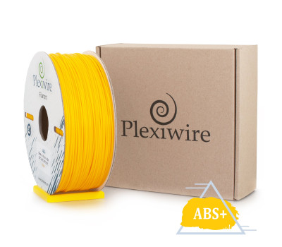 ABS+ пластик Plexiwire для 3D принтера 1.75мм желтый (300м /  0.75кг)
