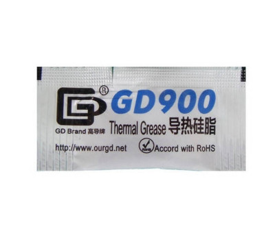 Термопаста GD900, 0.5g, серая, 4.8 Вт/ мК, пакет