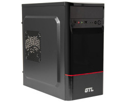 Корпус GTL 1605+ Black, 400W, 120mm, Micro ATX /  Mini ITX
