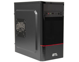 Корпус GTL 1605+ Black, 400W, 120mm, Micro ATX /  Mini ITX