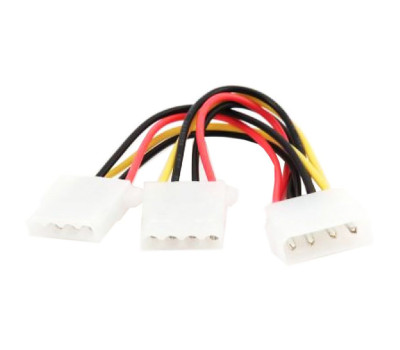 Переходник питания Molex (M) - 2 x Molex (F), 13 см, Cablexpert (CC-PSU-1) Переходник питания Molex (M) - 2 x Molex (F), 13 см, Cablexpert (CC-PSU-1)