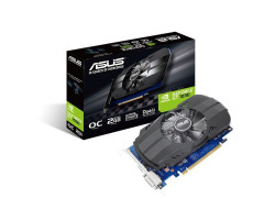 GeForce GT1030 OC, Asus, 2Gb DDR5, 64-bit, DVI/ HDMI, 1531/ 6008MHz (PH-GT1030-O2G) Б/ У