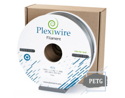 PETG пластик Plexiwire для 3D принтера серебро 1,75мм (400м /  1,2кг)-foto4