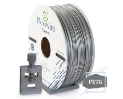 PETG пластик Plexiwire для 3D принтера серебро 1,75мм (400м /  1,2кг)-foto5
