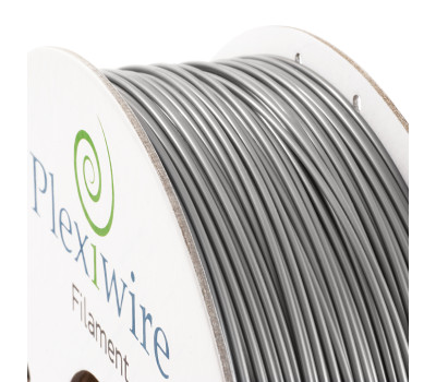 PETG пластик Plexiwire для 3D принтера серебро 1,75мм (400м /  1,2кг)