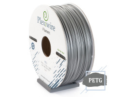 PETG пластик Plexiwire для 3D принтера серебро 1,75мм (400м /  1,2кг)