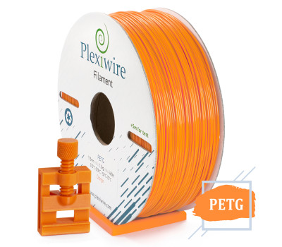 PETG пластик Plexiwire для 3D принтера оранжевый 1,75мм (400м /  1,2кг)