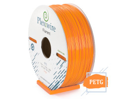PETG пластик Plexiwire для 3D принтера оранжевый 1,75мм (400м /  1,2кг)
