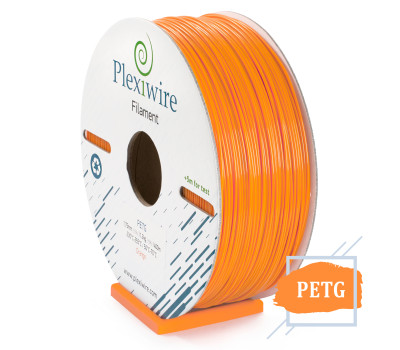 PETG пластик Plexiwire для 3D принтера оранжевый 1,75мм (400м /  1,2кг)